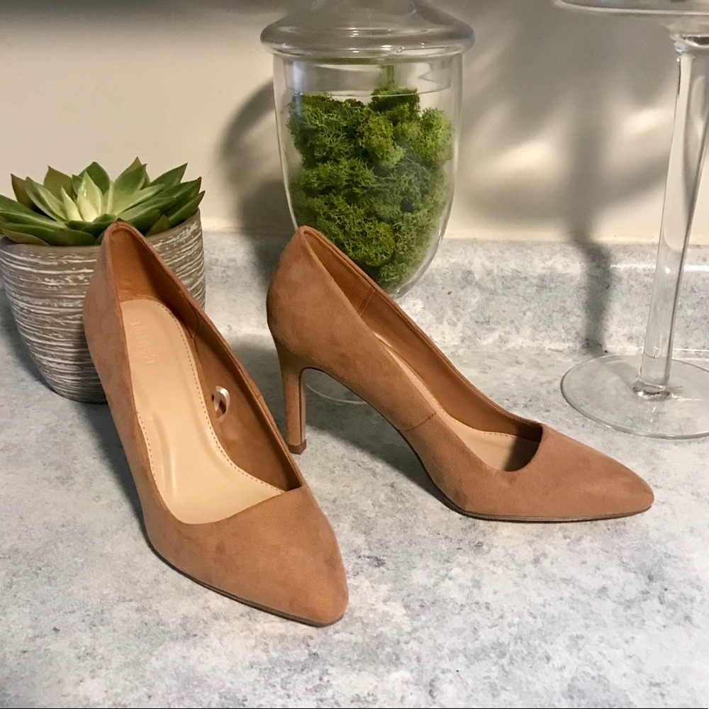 Suede Heels.